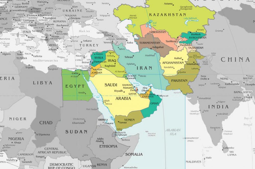 الخليج العربي خريطة خريطة دول